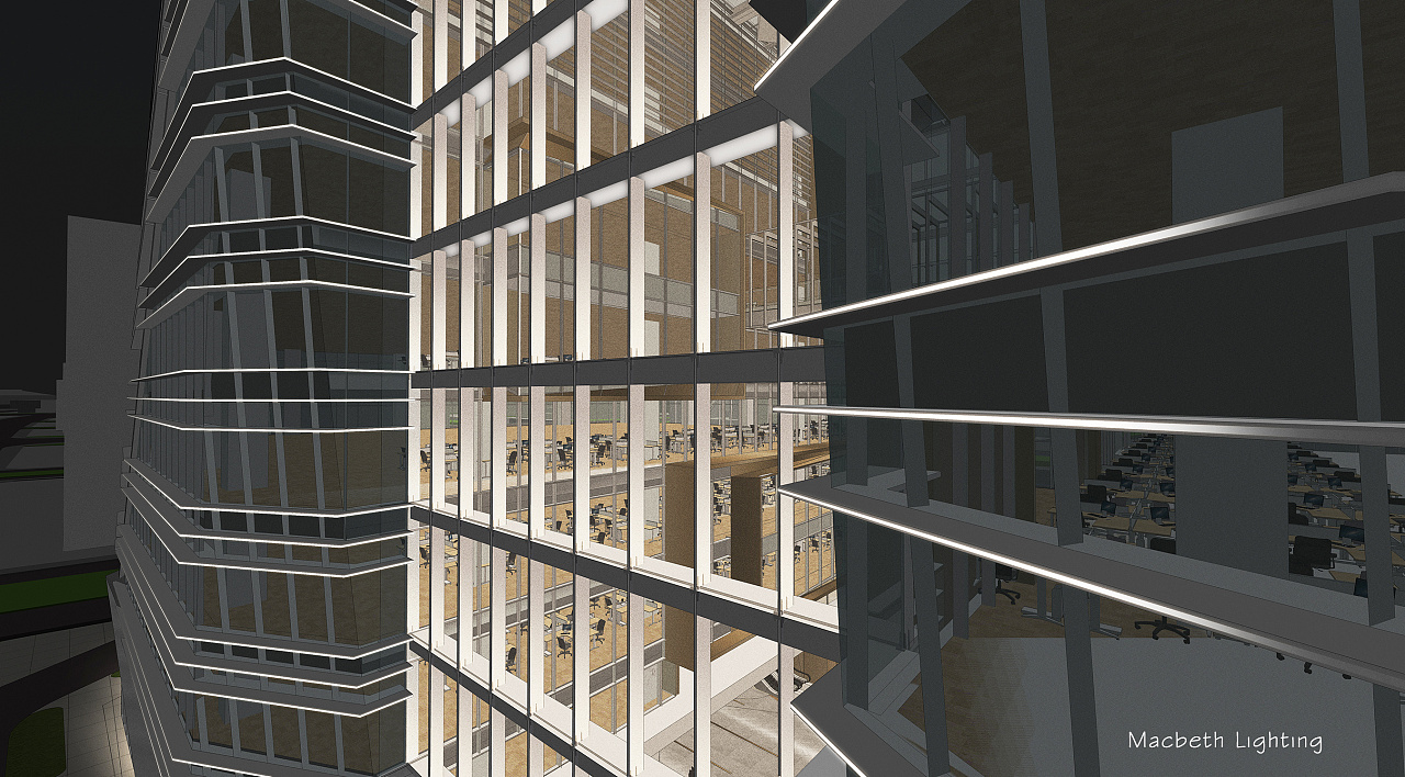 z瑞 科技楼夜景灯光设计 (获奖建筑)