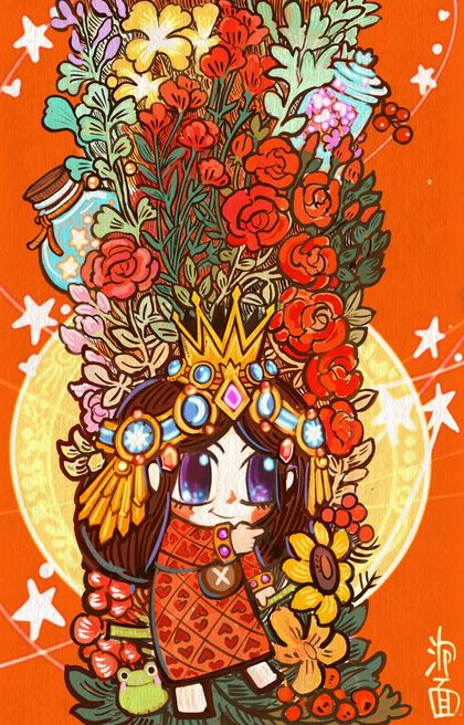 元素装饰风格插画