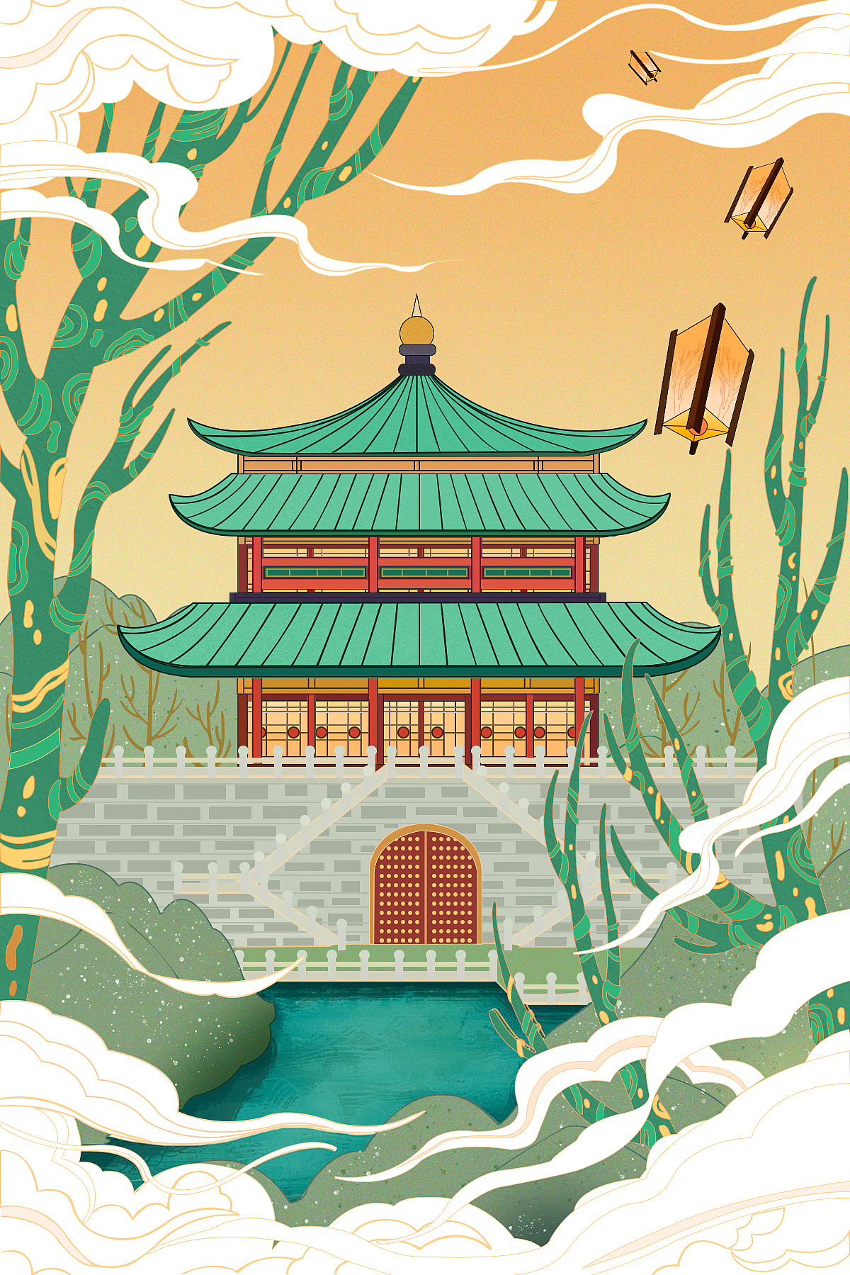 三款插画（图ZMjU1NzkzNjM2） - 艺术插画 - 站酷设计师欢乐的小鸭子原创素材 - 站酷ZCOOL