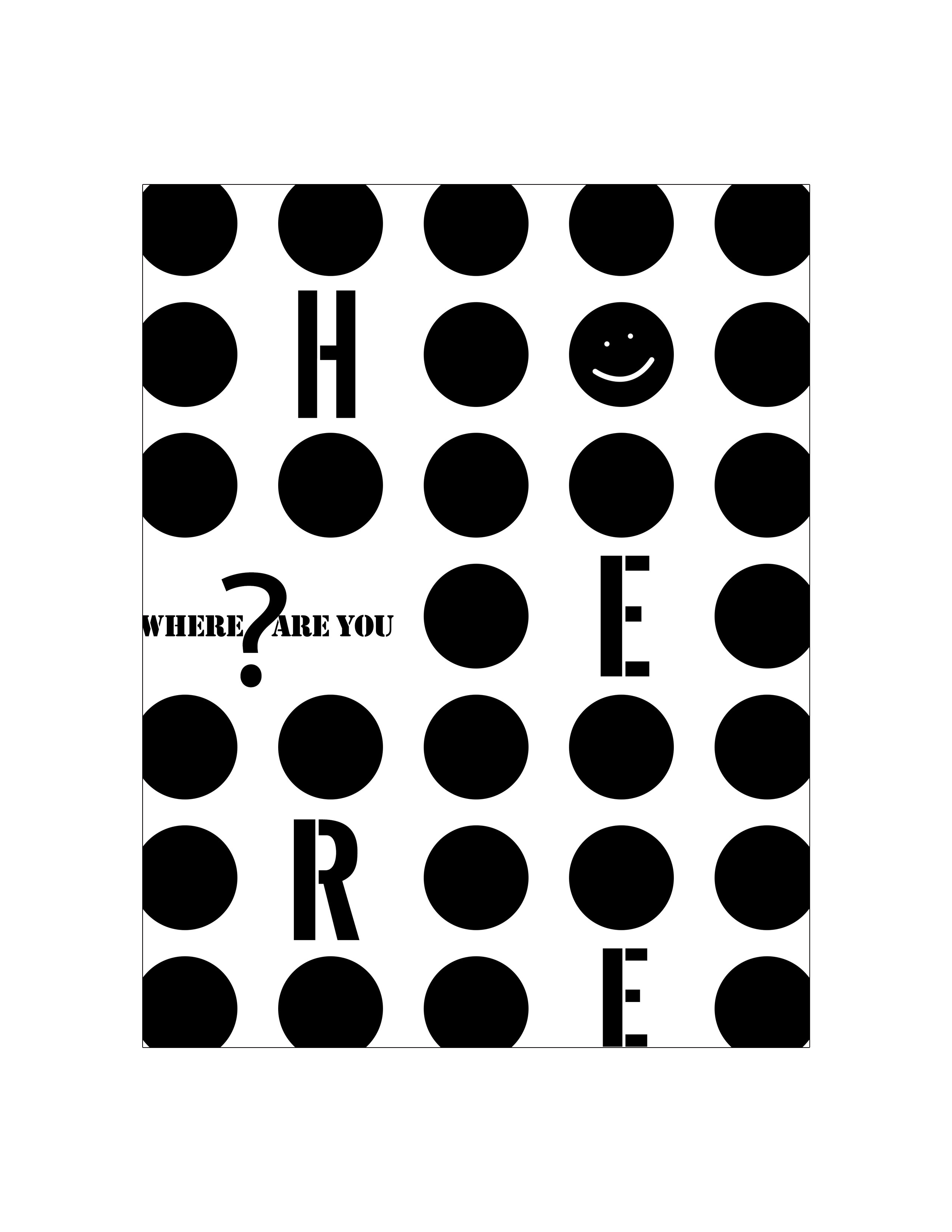 黑白平面意识流