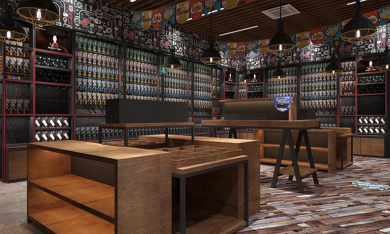 大米专卖店（图ZMTAxMDc2Mzc2） - 展陈设计 - 站酷设计师易汐品牌设计原创素材 - 站酷ZCOOL