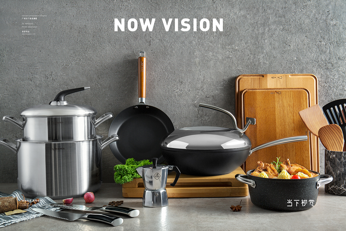 锅具盛宴 I 美珑美利套装锅具组合 X 当下视觉摄影