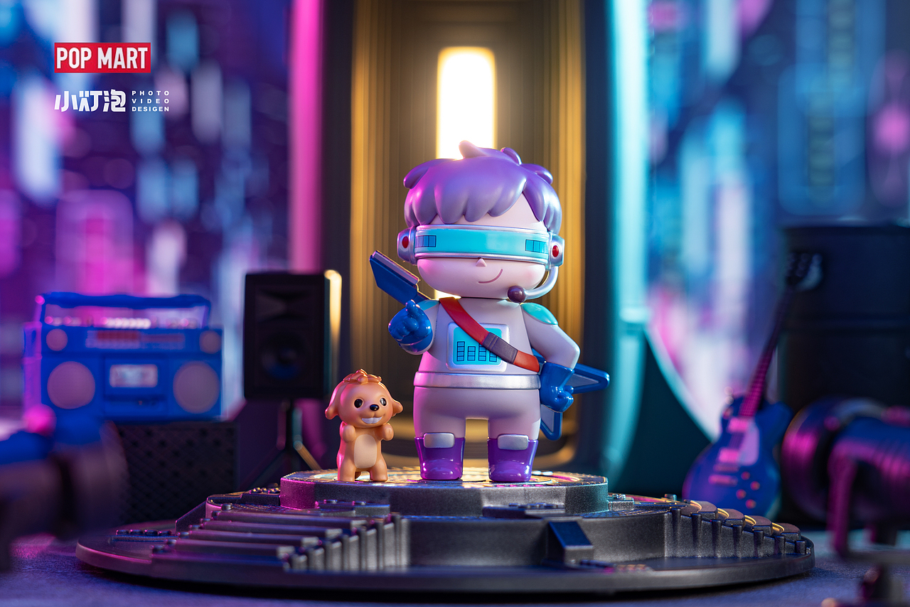 盲盒摄影|泡泡玛特 SPACE WALKER 宇宙音乐会视觉策划