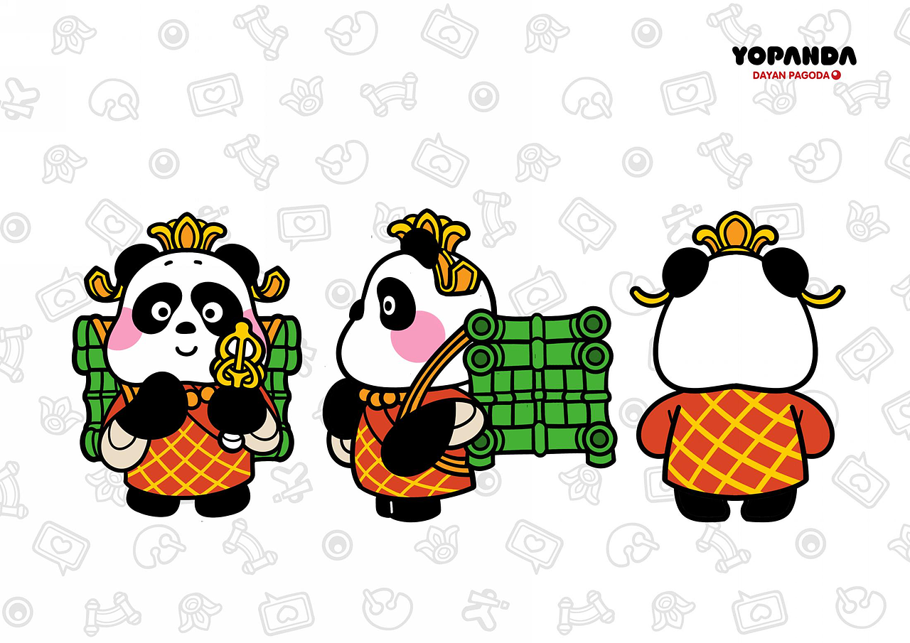 《灌木数藏》熊猫系列（图ZMzAzMDgzNzMy） - 商业插画 - 站酷设计师灌木文化_NFT原创素材 - 站酷ZCOOL