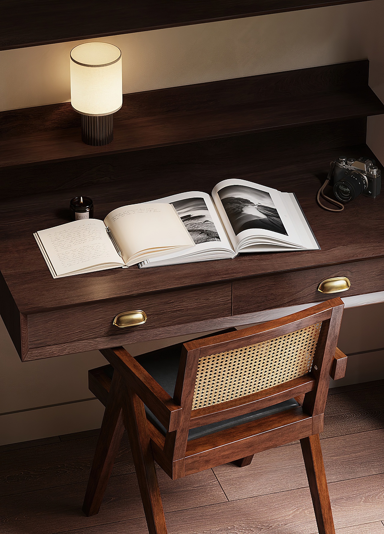 American Style Bedroom / 美式卧室（图ZMzIxMzczMjI0） - 家装设计 - 站酷设计师大威CGI原创素材 - 站酷ZCOOL