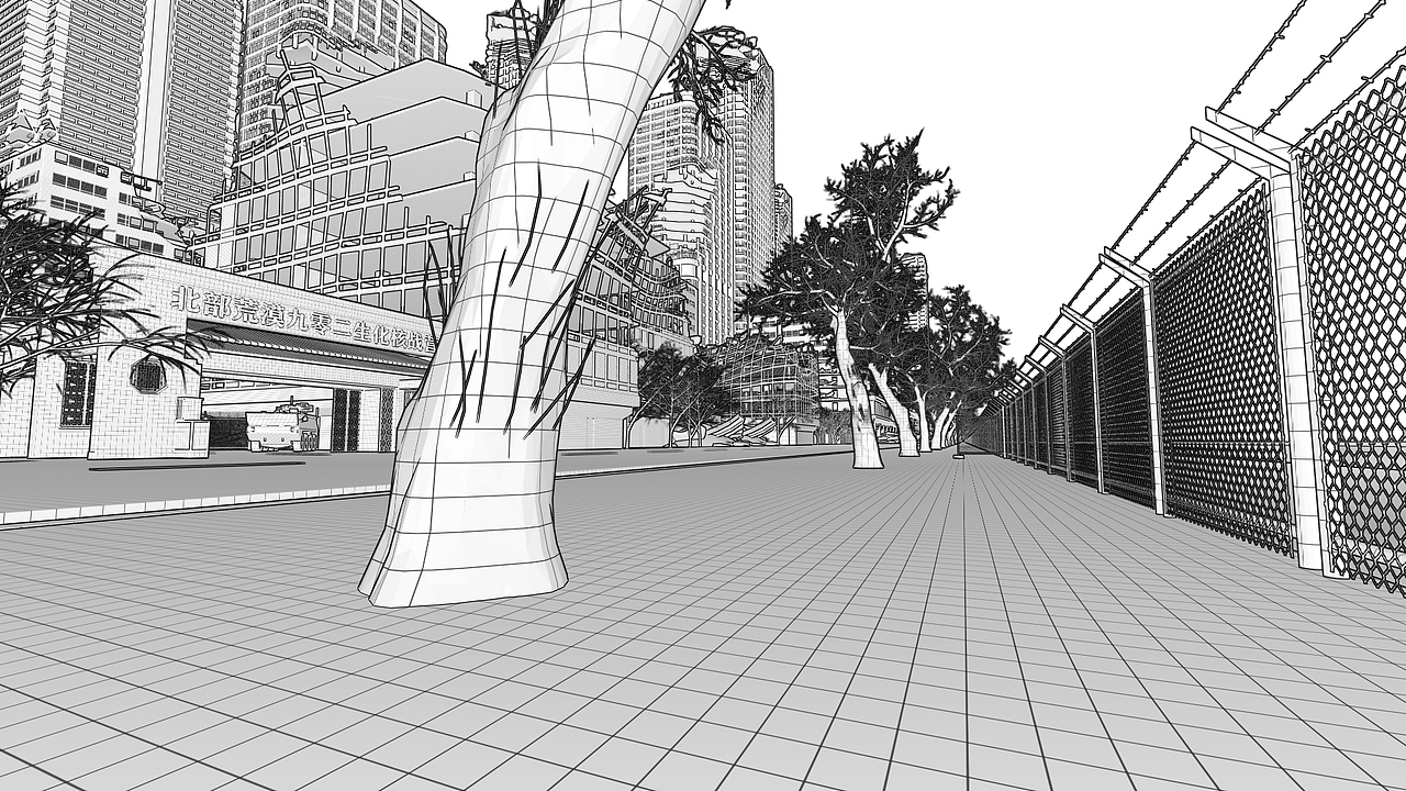 工业设计犀牛Rhino3D建模废墟城市第三季场景动画渲染