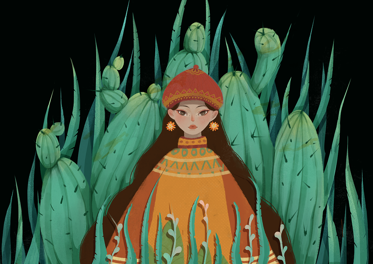 《仙人掌/少女》