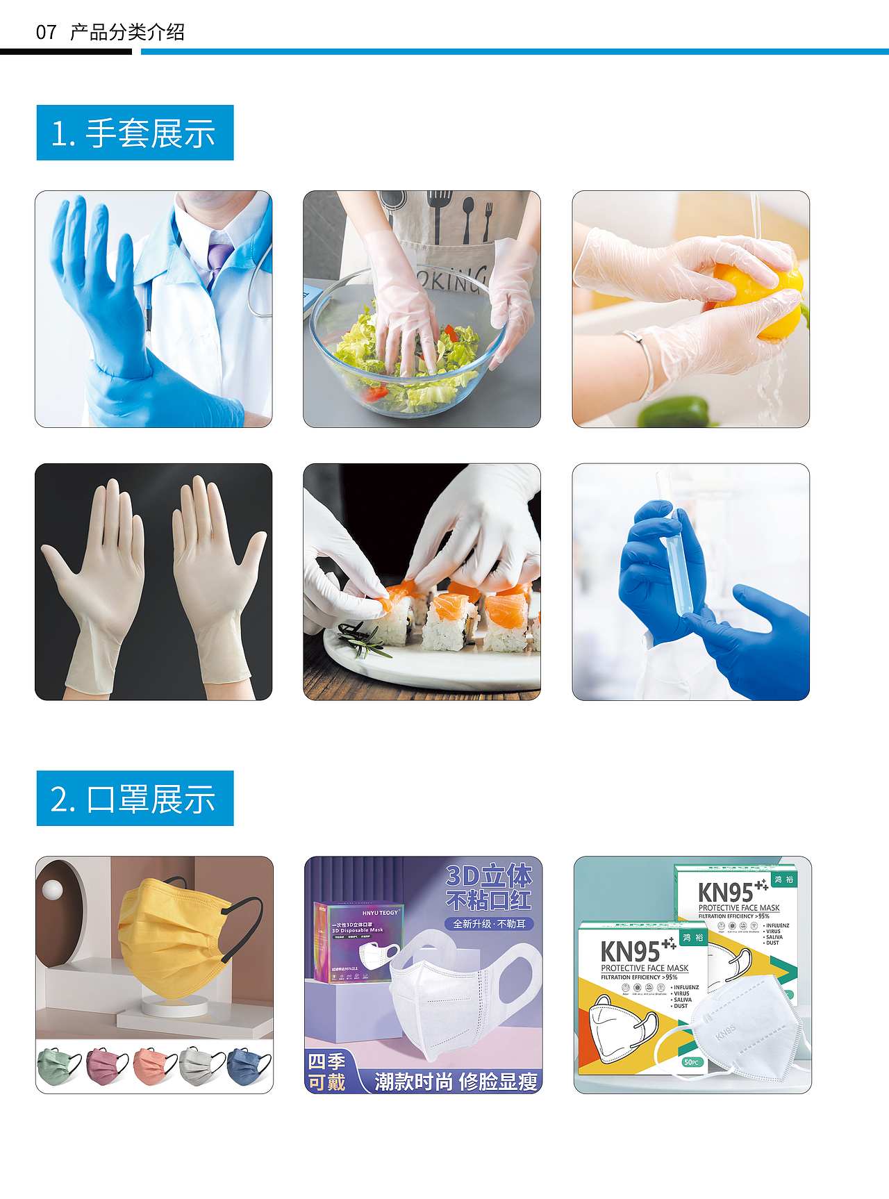 医疗防护用品画册