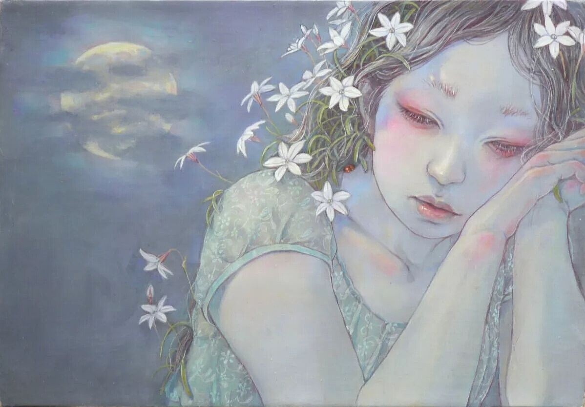 日本画家平野美保的插画（图ZNTczMzUzNDQ=） - 艺术插画 - 站酷设计师Mr周先生原创素材 - 站酷ZCOOL