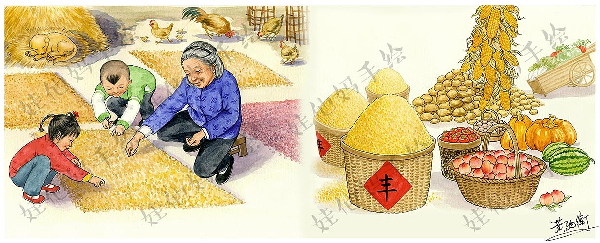 (娃他妈)立春节（图ZMTA0NTA2ODg4） - 儿童插画 - 站酷设计师娃他妈原创素材 - 站酷ZCOOL