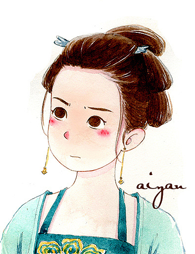 传闻中的陈芊芊头像|插画|创作习作|爱言 - 原创作品 - 站酷 (zcool)