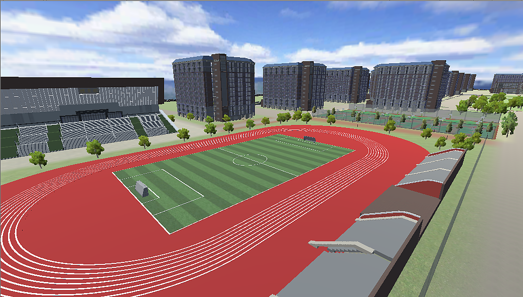 虚拟校园三维模型