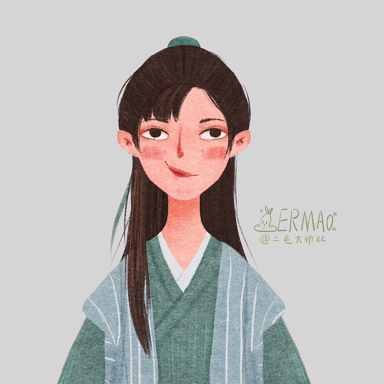 《武林外傳》—頭像（圖ZMjQyMjY2MTI4） - 兒童插畫(huà) - 站酷設(shè)計(jì)師二毛大帥比原創(chuàng)素材 - 站酷ZCOOL