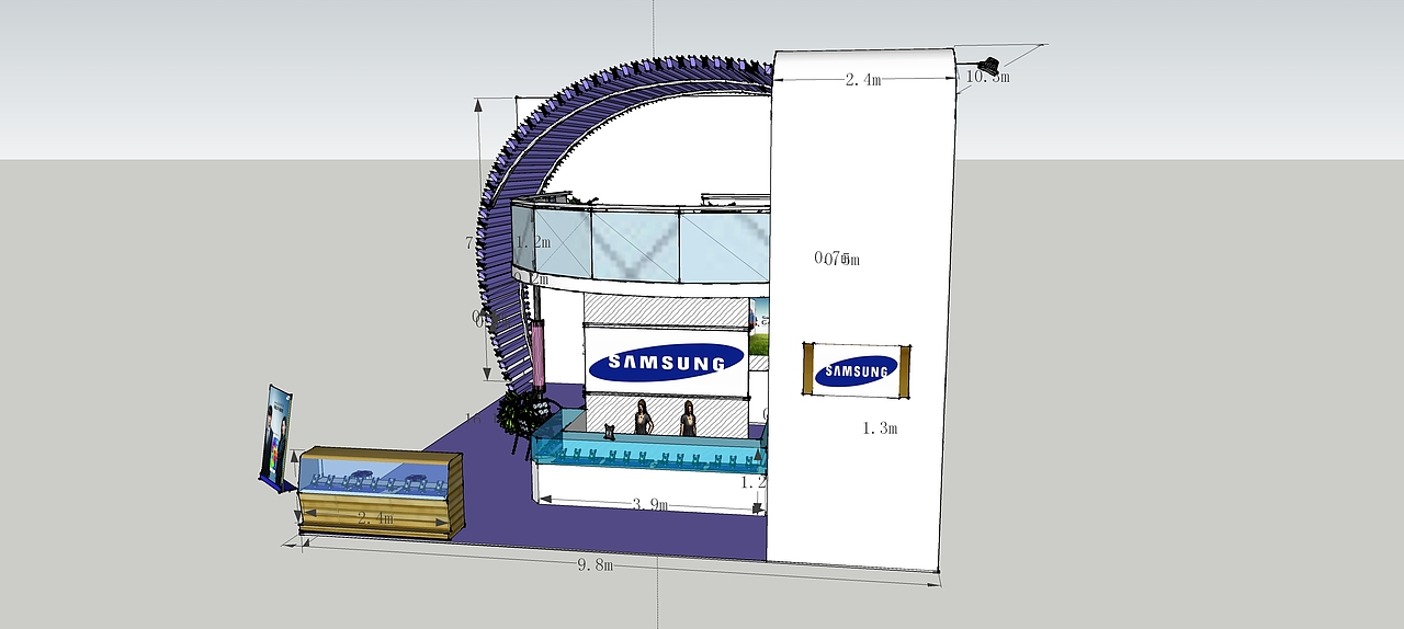 三星专卖店展示设计