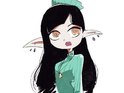 精灵（个人主页-ZNzAyMjYwNDg=） - 儿童插画 - 站酷设计师池宴宴原创素材 - 站酷ZCOOL