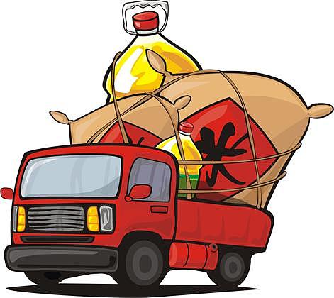 超市夸张的"送货上门"!