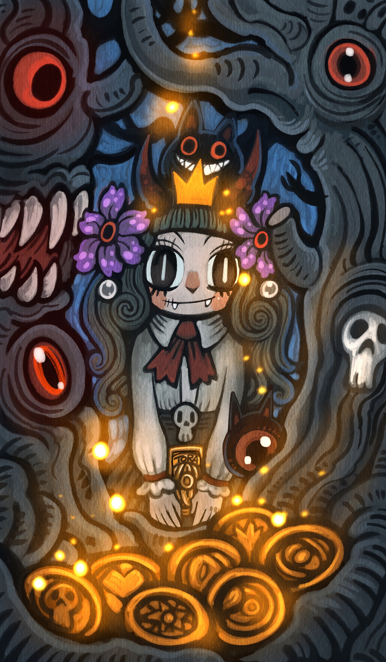 塔罗牌-金币（图ZMzgyMDc5NDYw） - 商业插画 - 站酷设计师还是一碗泡面原创素材 - 站酷ZCOOL