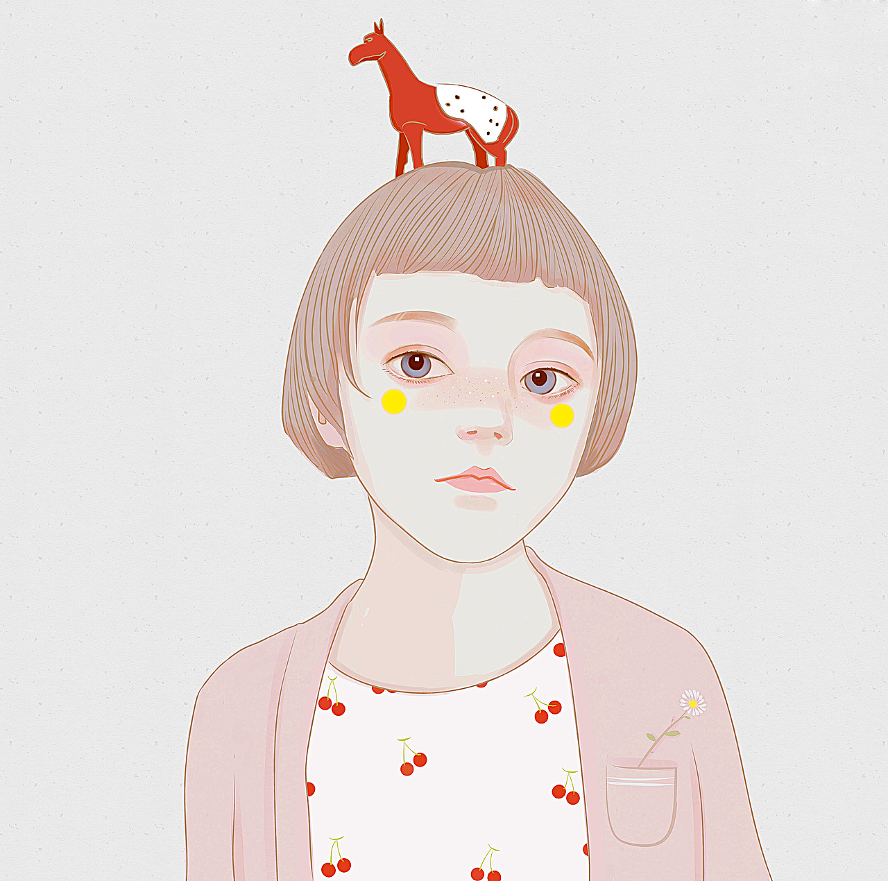 《童》系列（图ZMTk2MTk0MjY0） - 儿童插画 - 站酷设计师暘坤原创素材 - 站酷ZCOOL