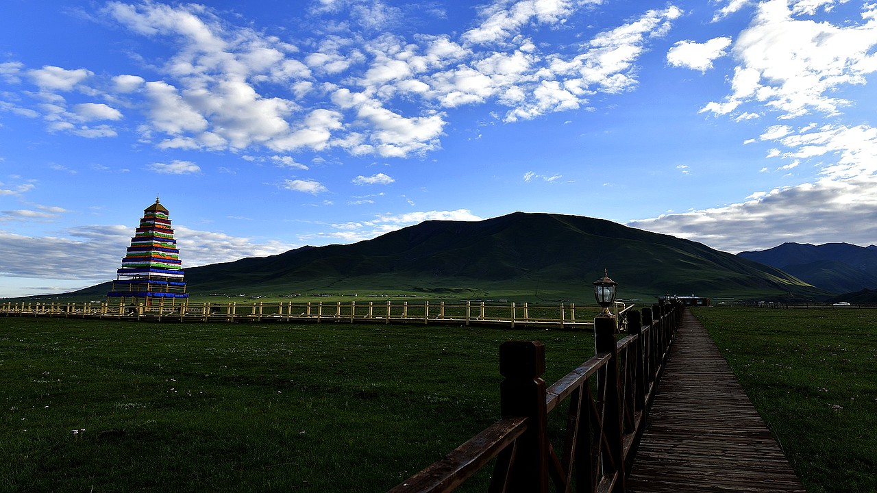祁连山下最美的牧场