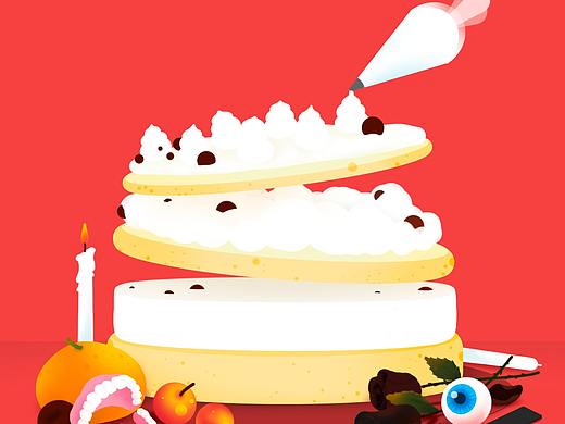 Room114-来自陌生人的生日蛋糕（个人主页-ZMzAzMTc3ODg=） - 创作习作 - 站酷设计师DDann原创素材 - 站酷ZCOOL