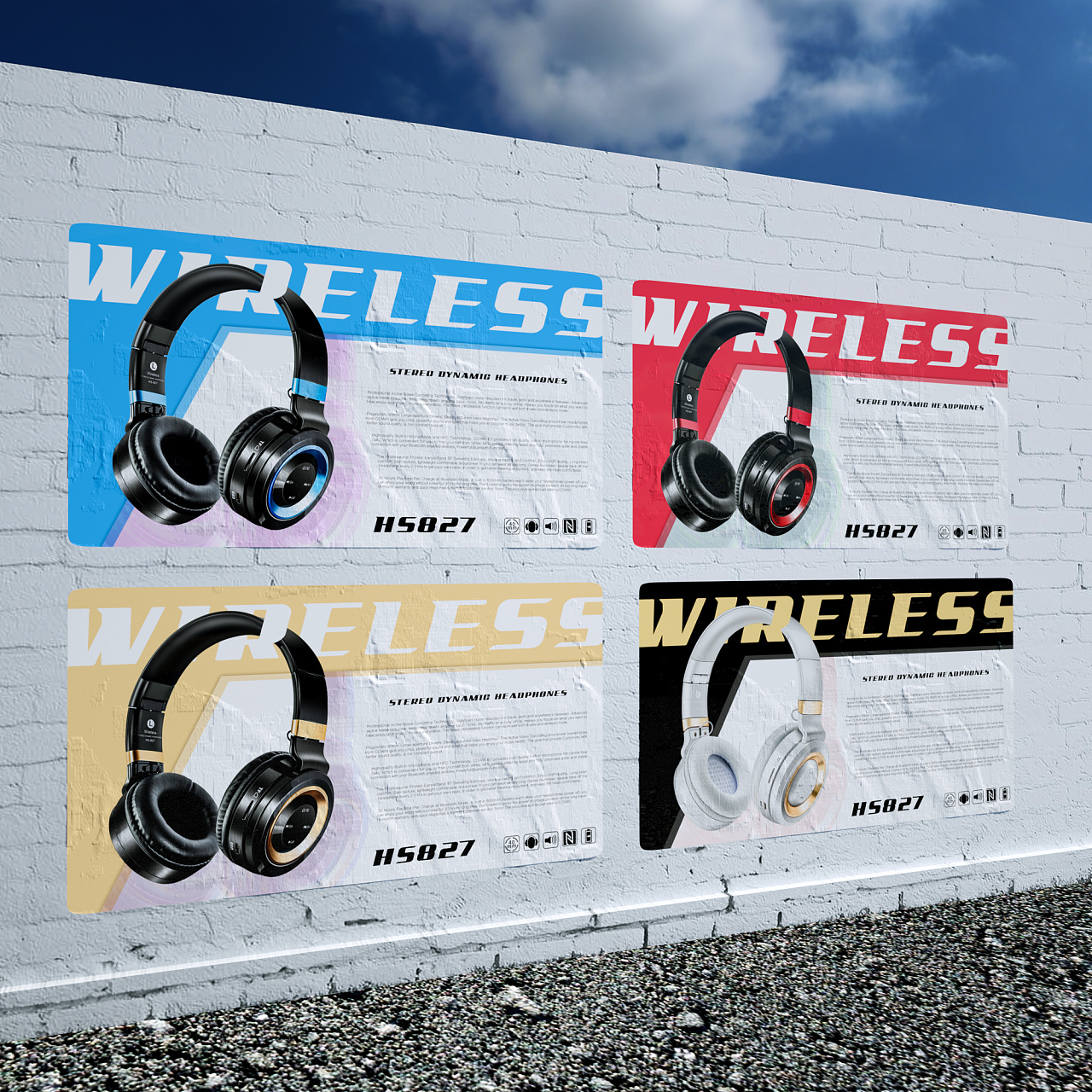 产品摄影&海报设计(耳机)