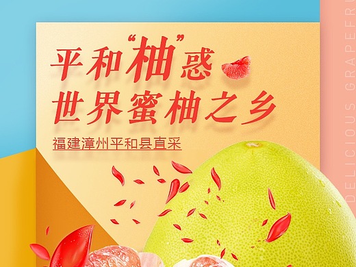 柚子海报 柚子专题 柚子banner