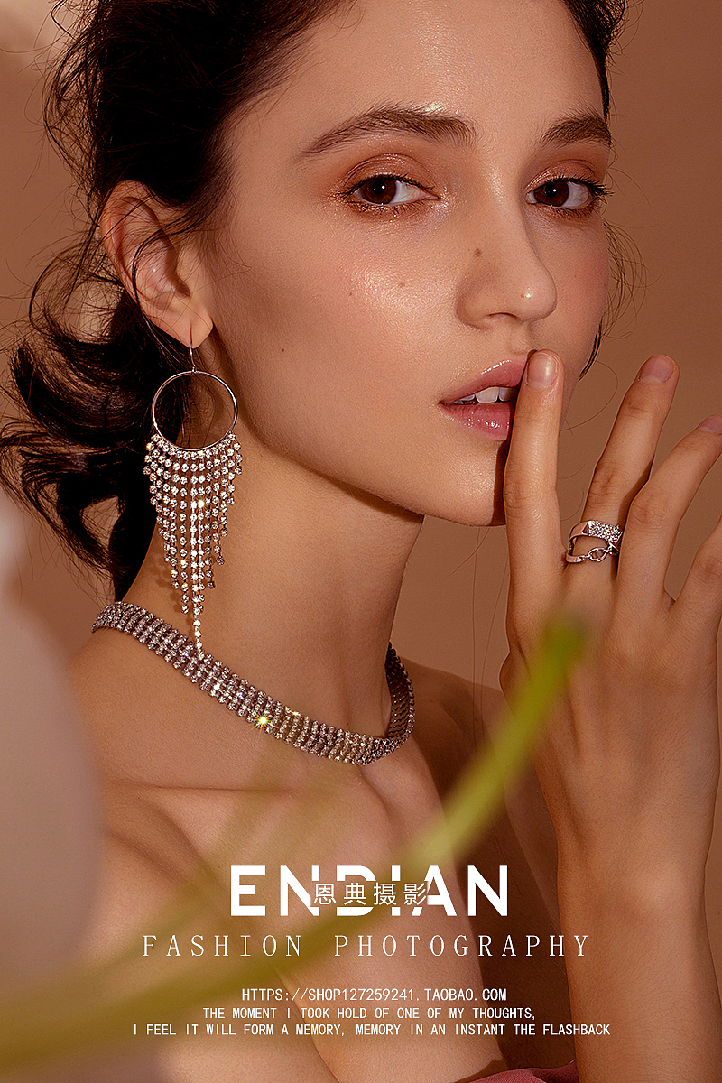 模特饰品拍摄作品