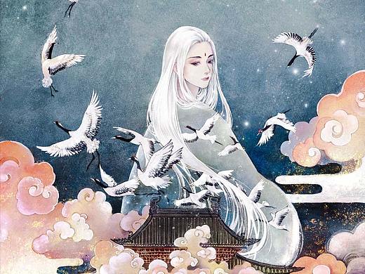 《瑞鹤图》拟人