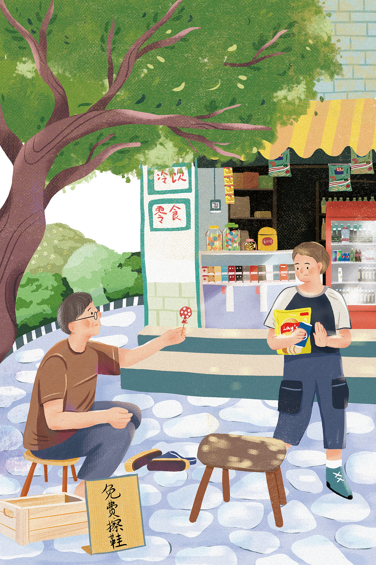 去年一些故事配图（图ZMjQ2MjkwMDg0） - 儿童插画 - 站酷设计师大冰咂原创素材 - 站酷ZCOOL