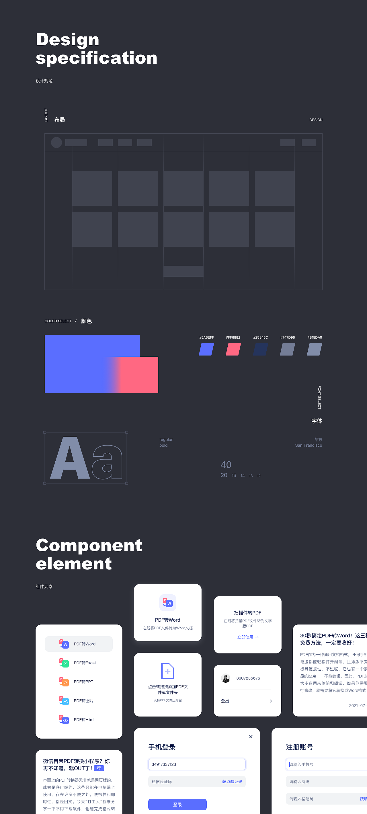 PDF格式转换平台项目整理