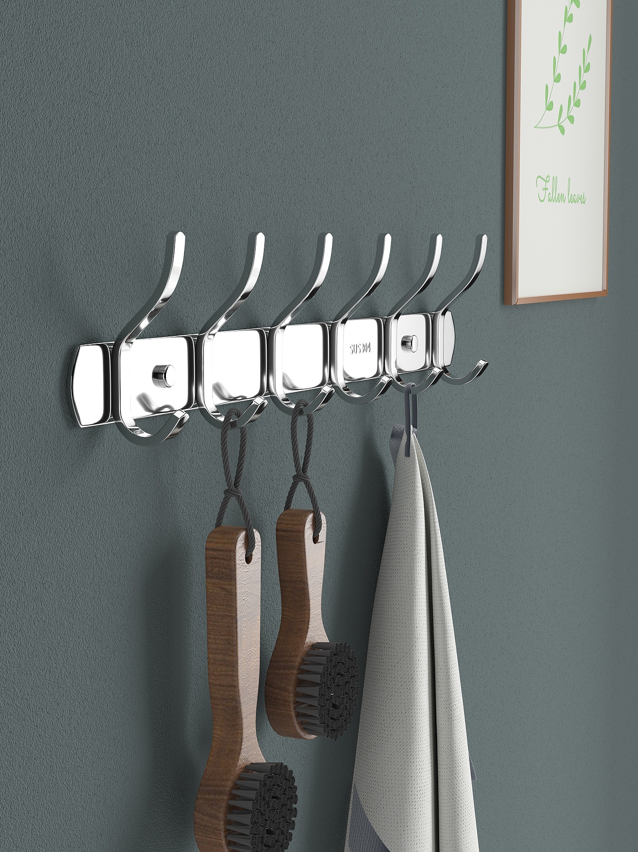 电商产品图#C4D#一些厨房挂件置物架3D渲染合集