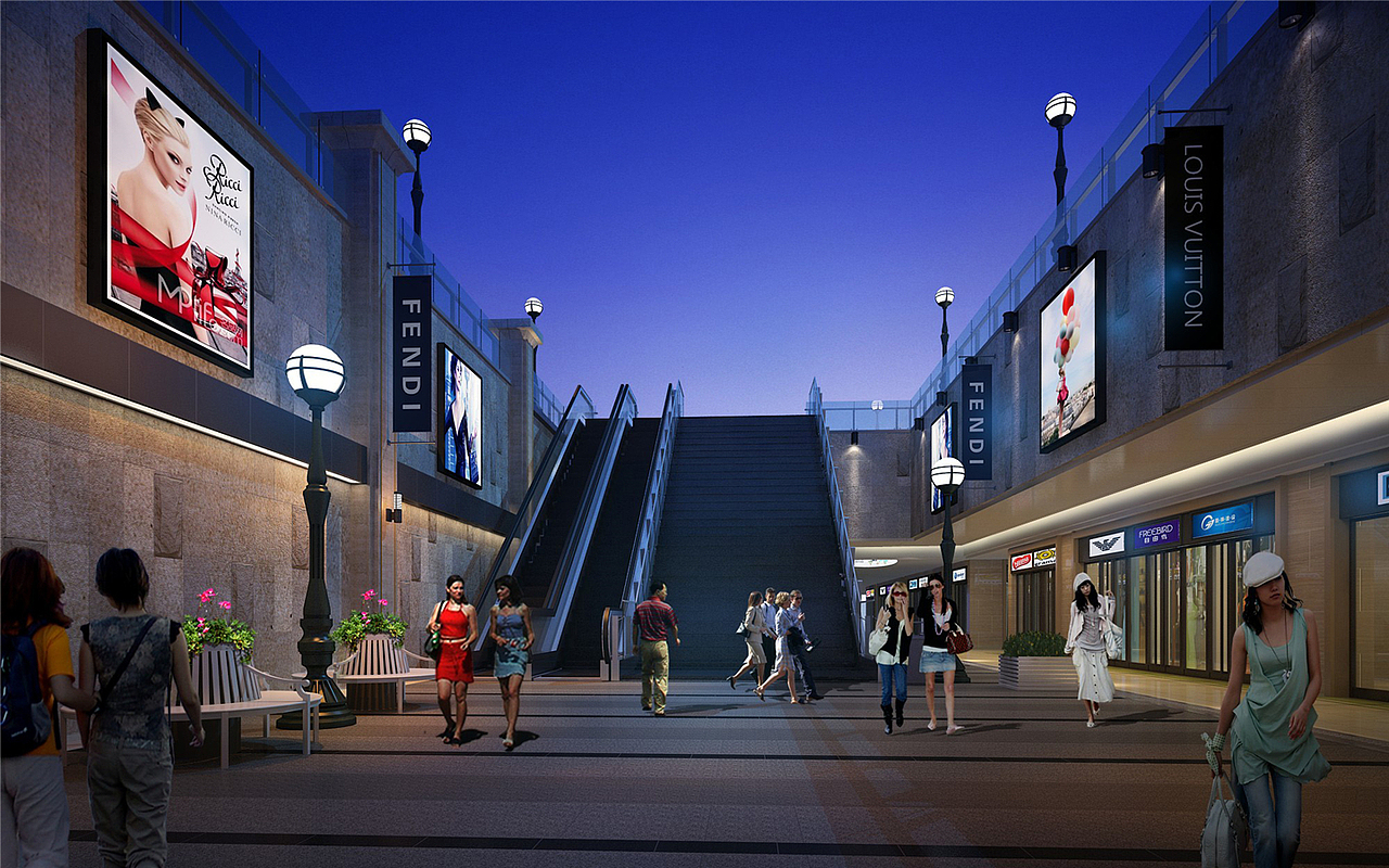 平阳景苑商业街设计