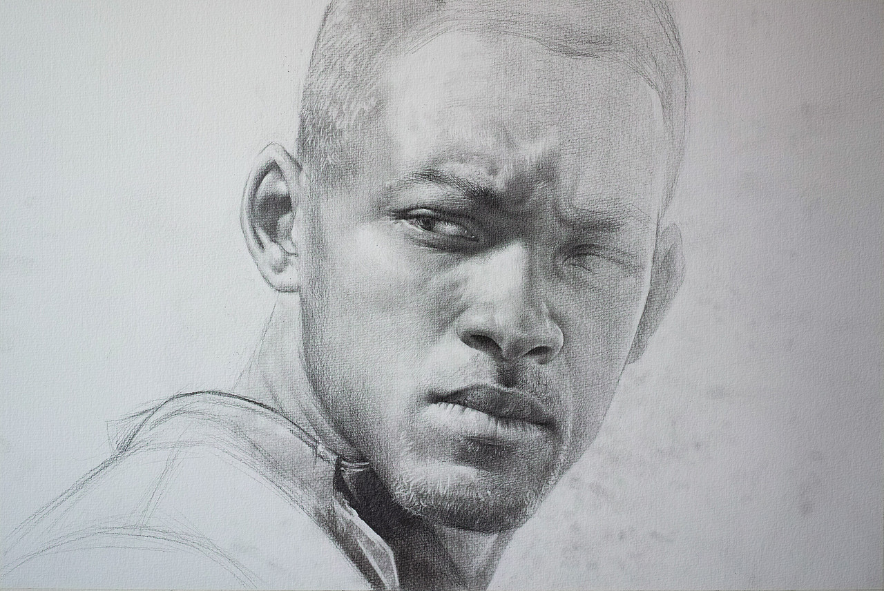 威尔史密斯（图ZOTY2NjIzNjA=） - 绘画 - 站酷设计师李程ART原创素材 - 站酷ZCOOL