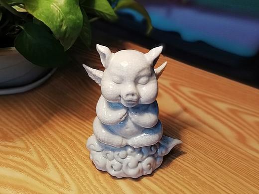 原创/禅悟十二生肖之天使猪