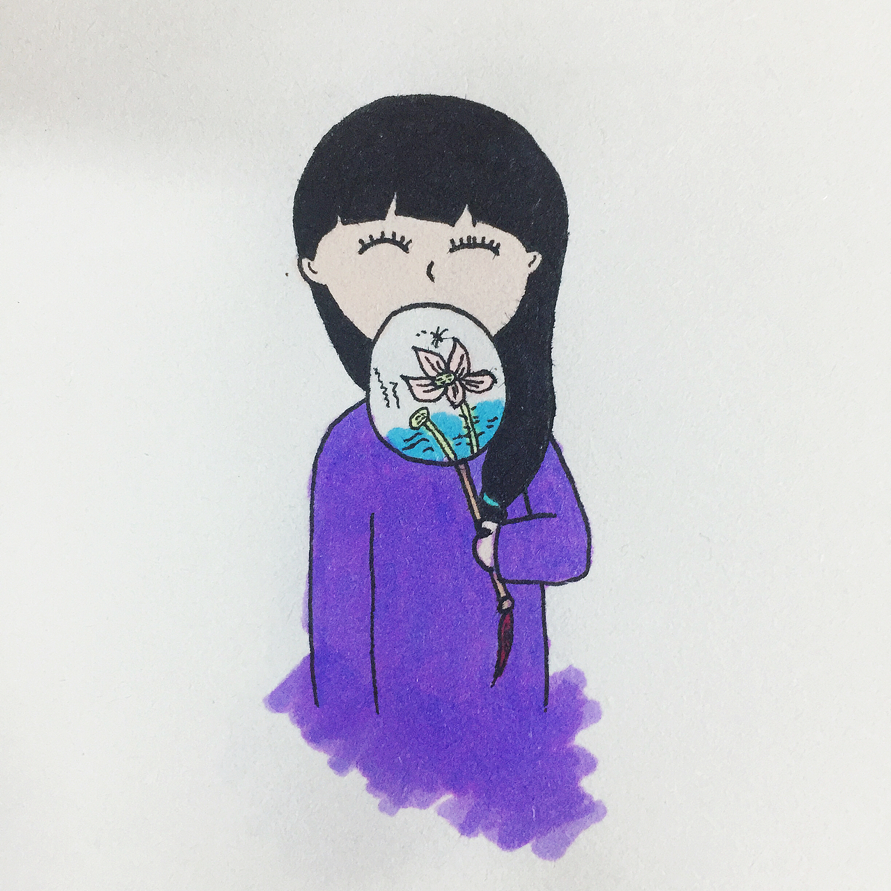 2018 : 最后的一些涂鸦小画儿~~