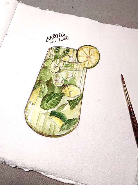 mojito|插画|艺术插画|lulu的小窝_原创作品-站酷zcool