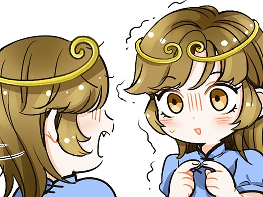 分身术的缺陷-中国娘漫画