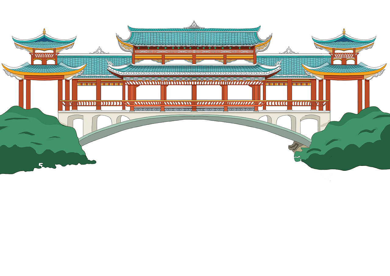 西江千户苗寨系列插画