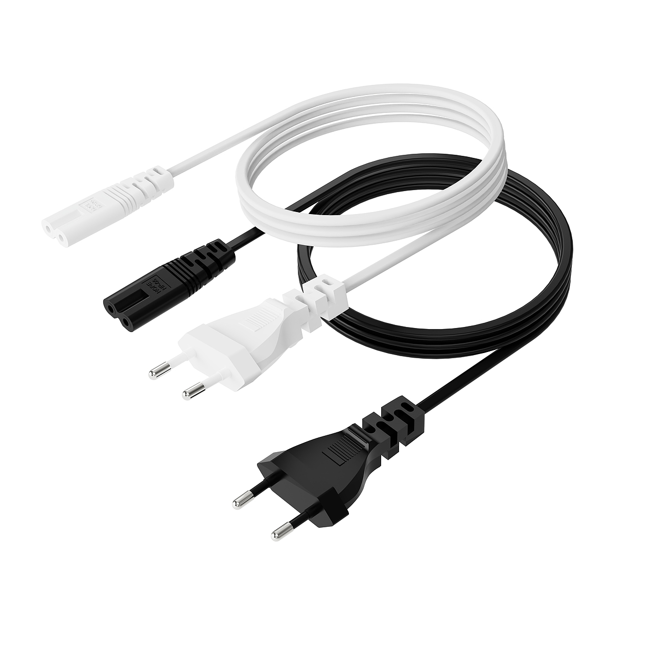 建模渲染-双极电源 Figure 8 电源线 电源电缆引线插头（图ZMjc3MjkwNjgw） - 电子产品 - 站酷设计师要飞的蚂蚁原创素材 - 站酷ZCOOL