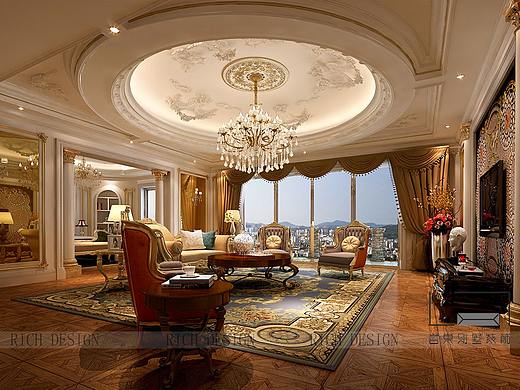 曦城别墅---更多的是惬意和浪漫。（个人主页-ZNDY4MDc4NDA=） - 家装设计 - 站酷设计师深圳誉巢装饰设计原创素材 - 站酷ZCOOL