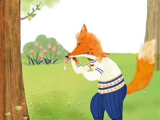 列那狐的故事内页插画