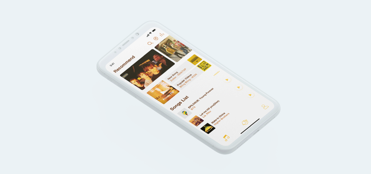 VIVE MUSIC APP DESIGN（图ZMTE1NzM1Njk2） - APP界面 - 站酷设计师得闲食面原创素材 - 站酷ZCOOL