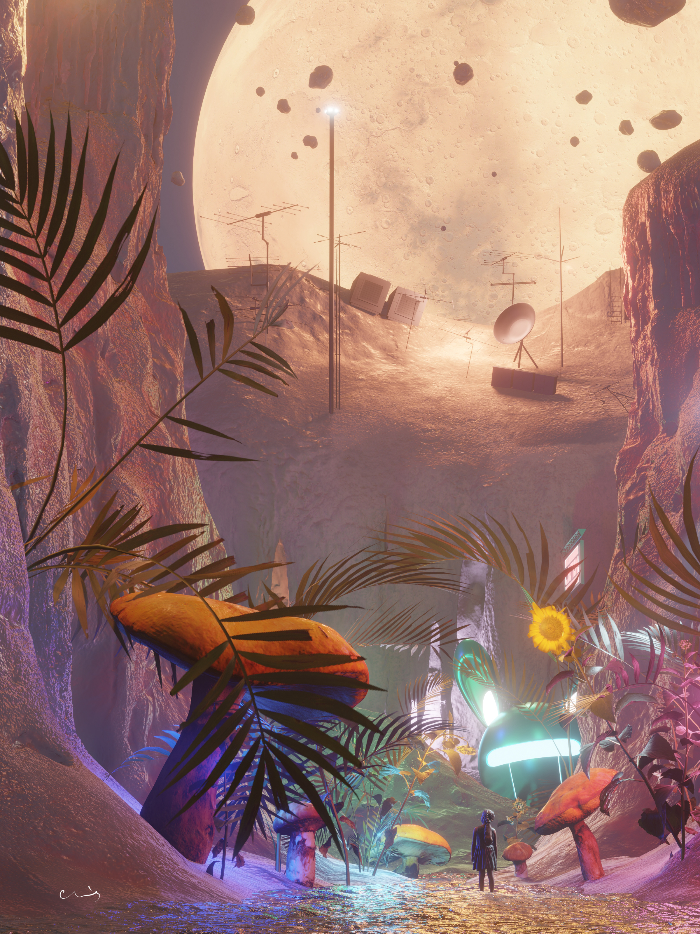 最近的一些blender画作|插画|艺术插画|chispace - 原创作品 - 站酷