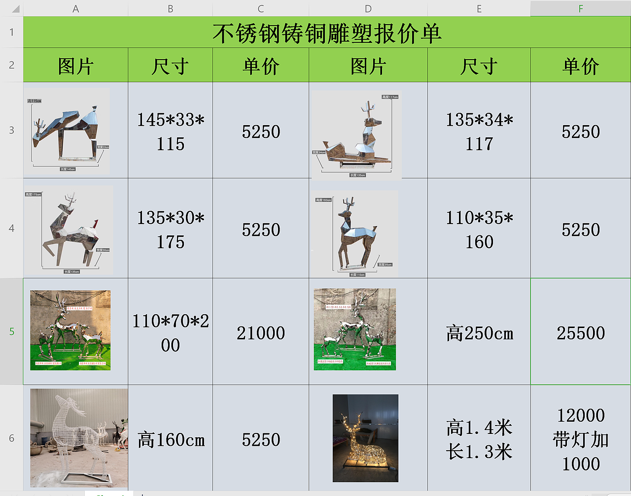 德森-【雕塑-各种成品】【资料库】图册展示bd.表格111