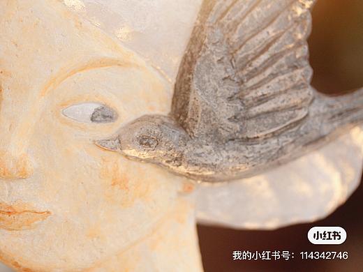 琉璃雕塑 布谷鸟