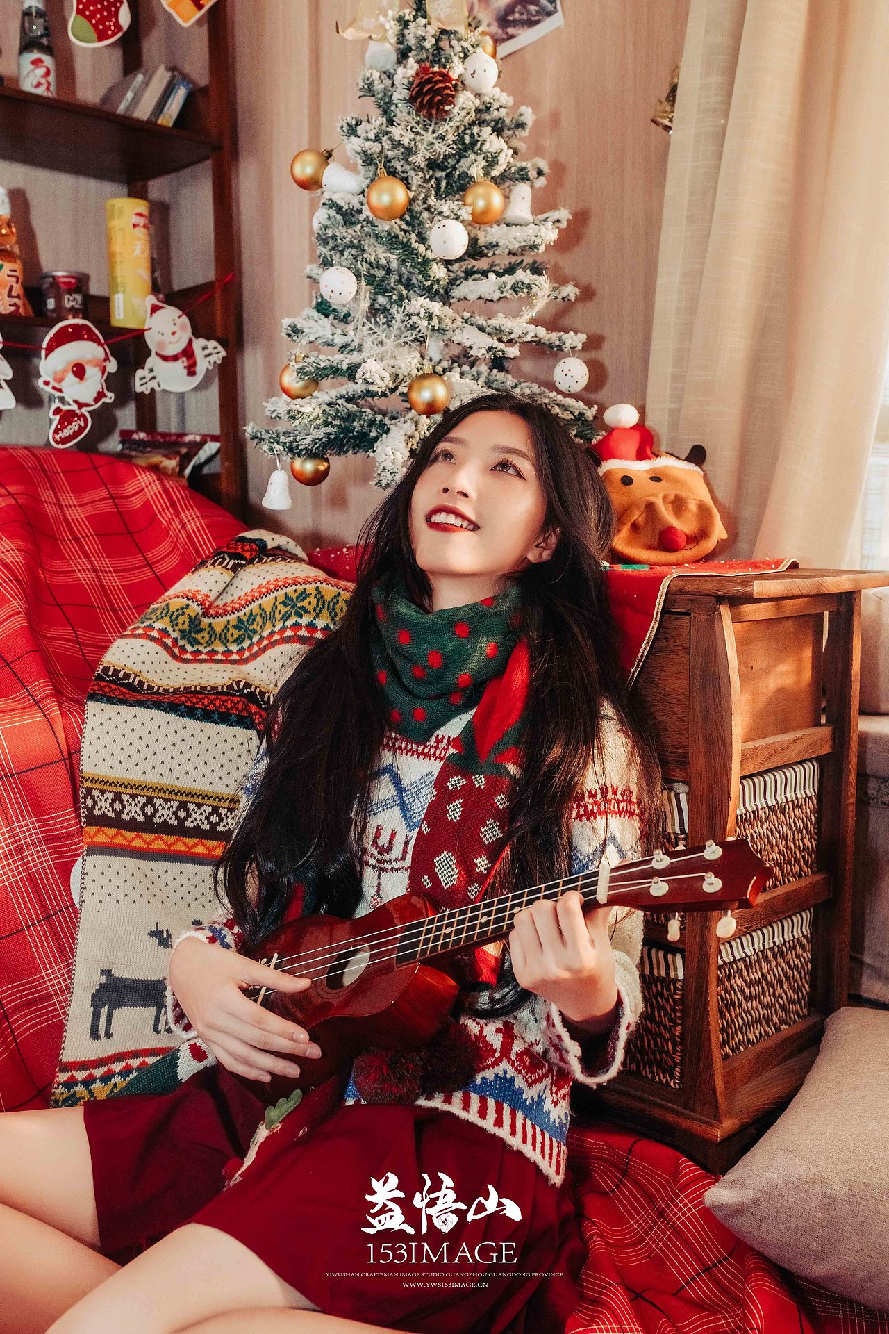 网红圣诞双胞胎姐妹