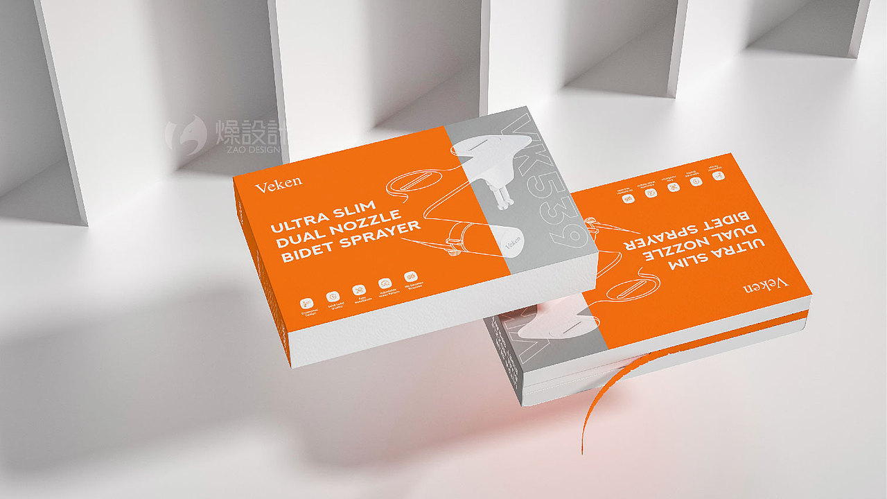 包装｜Veken智能马桶盖-Treasures for a stylish home