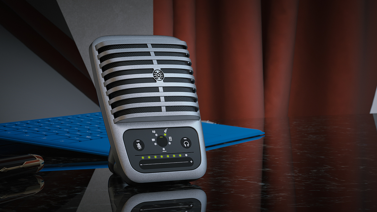 麦克风keyshot渲染练习