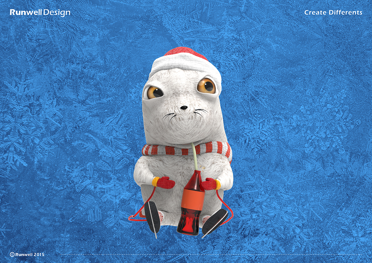 恒隆广场冰场吉祥物设计