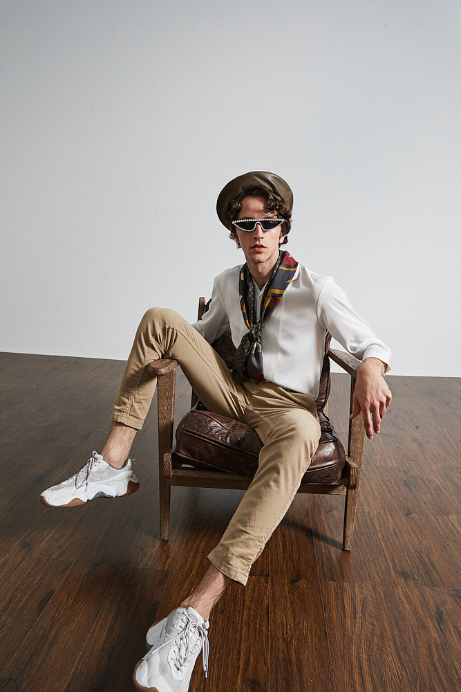 男士丝巾形象拍摄